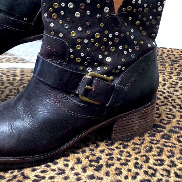 LUCKY BRAND “Hidee2” ankle boots studded 8 EU38 - Picture 5 of 12